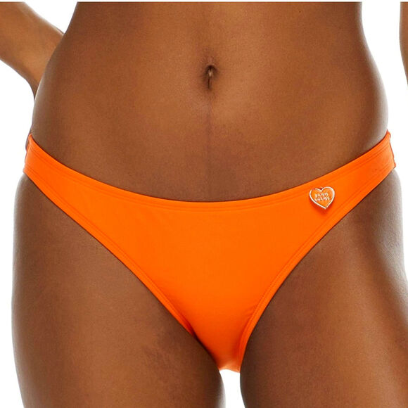 Body Glove Baby Love Bikini Top & Smoothies Basic Bottom Sz Large Orange Floral - Picture 2 of 16